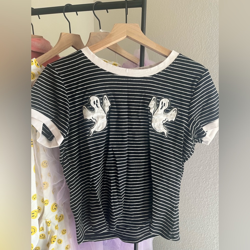 Striped Ghost T-Shirt